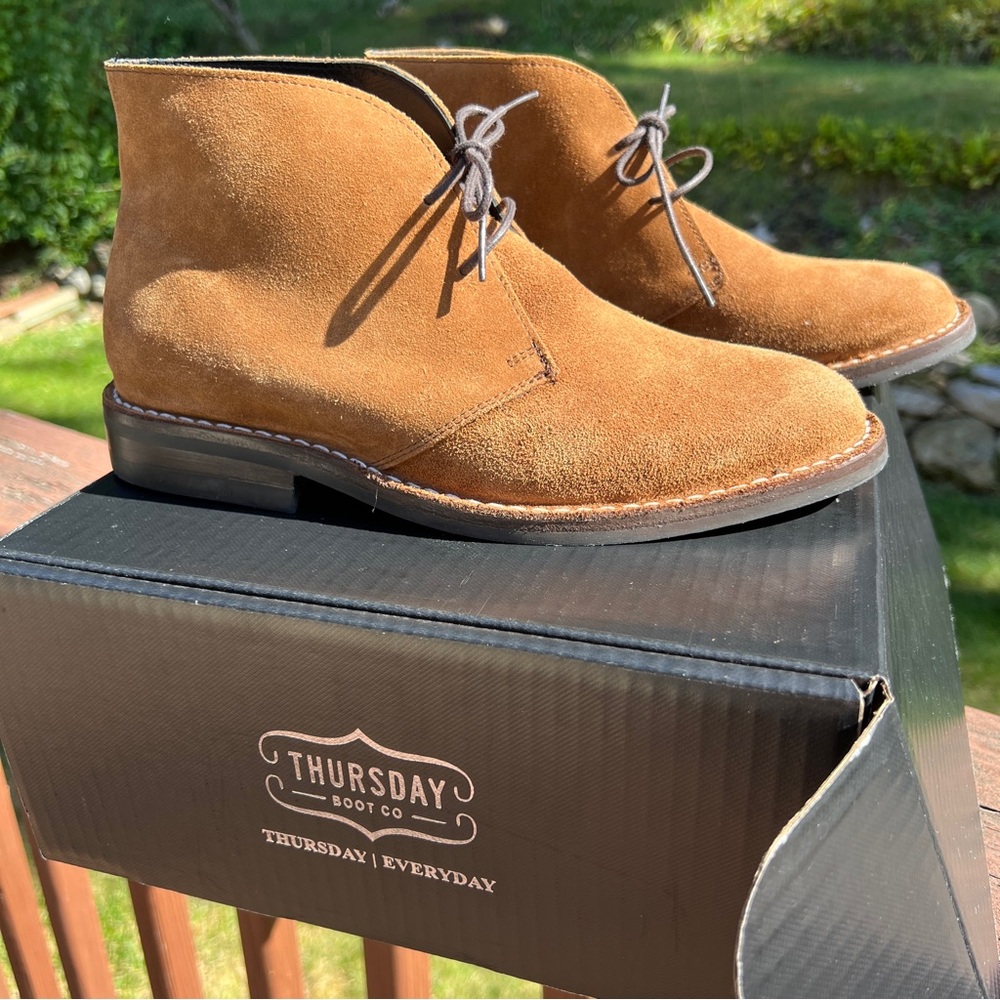 Thursday Boot Co Scout Boot in Cognac Suede men’s 7